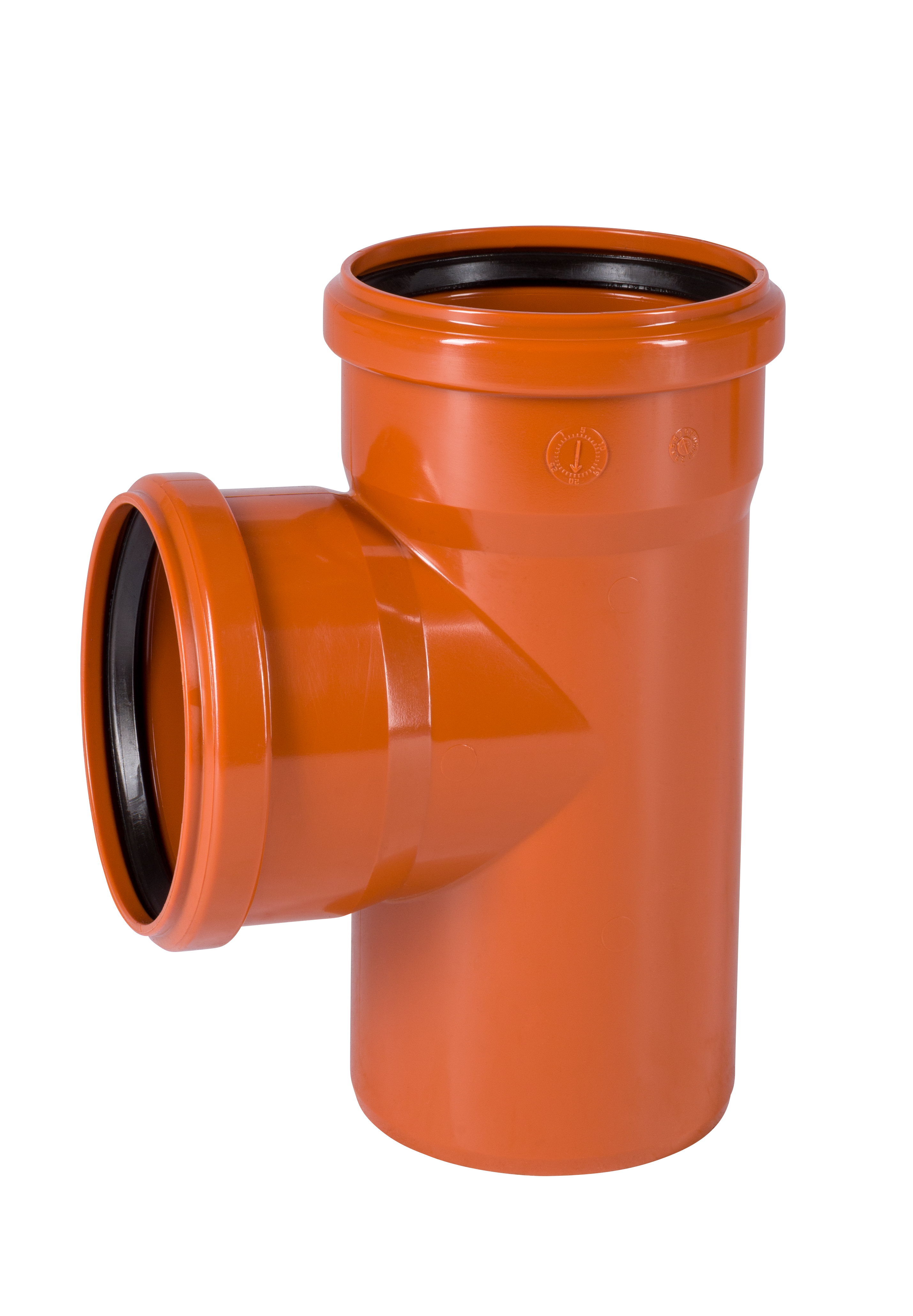 Ostendorf 220400 PVC Sewer Tee Orange 110mm 2
