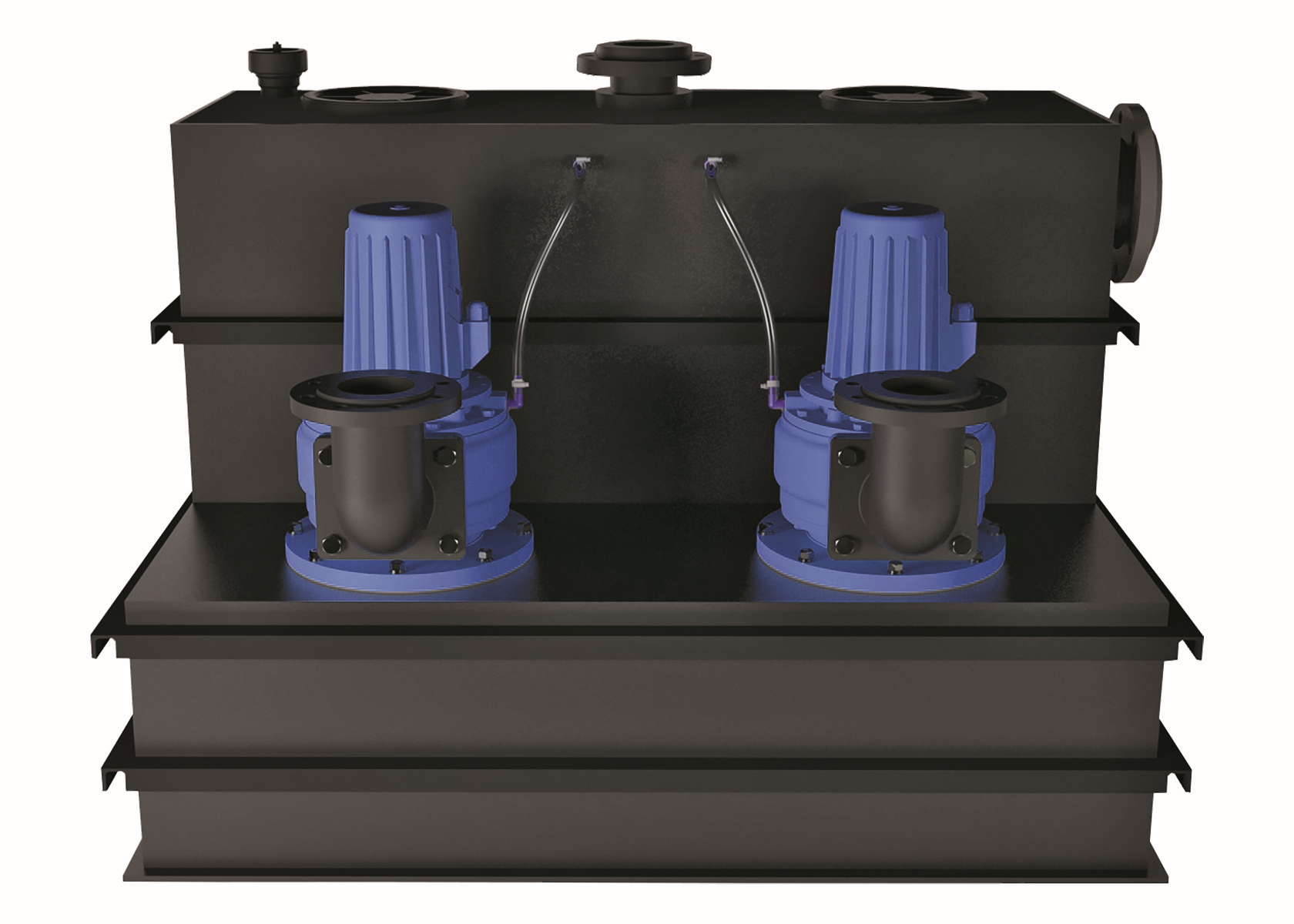Système de levage haute performance SFA SaniCubic 2 CUBIC2SC40T SC4.0T, 4 kW, 400 V, avec pompe sur roue à 1 canal, noir 2
