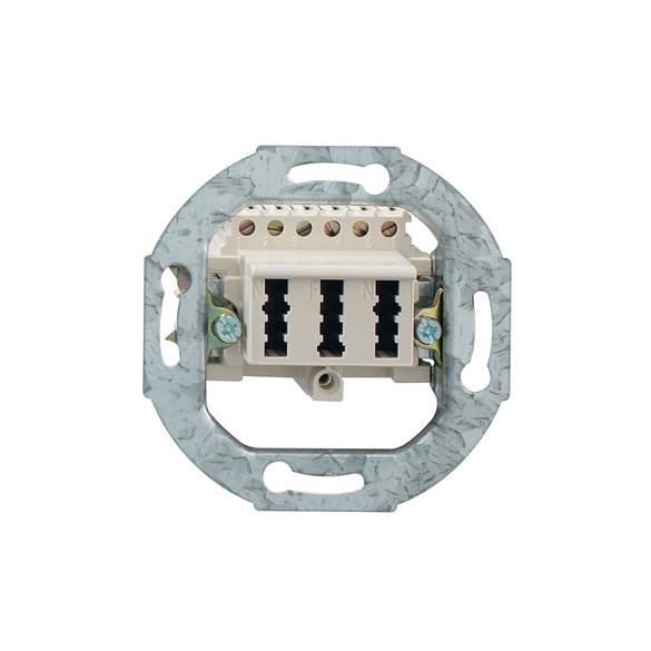 Boîtier de raccordement Rutenbeck TAE 3x6 NFN Up 0 rw 10210517 pour 1 téléphone et 2 appareils supplémentaires 2