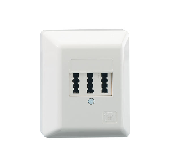 Boîtier de raccordement Rutenbeck 10210109 pour 1 téléphone et 2 appareils supplémentaires 2