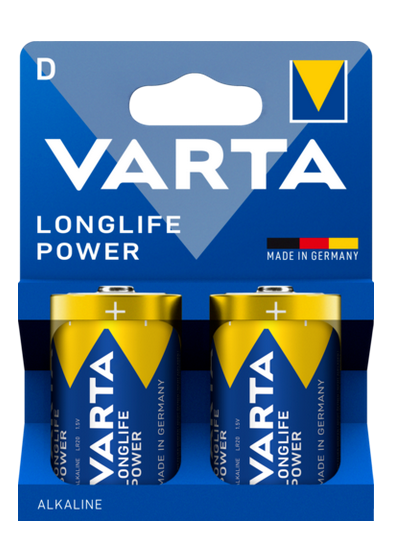 Varta Longlife Power LR20 Pile D Lot de 2 2