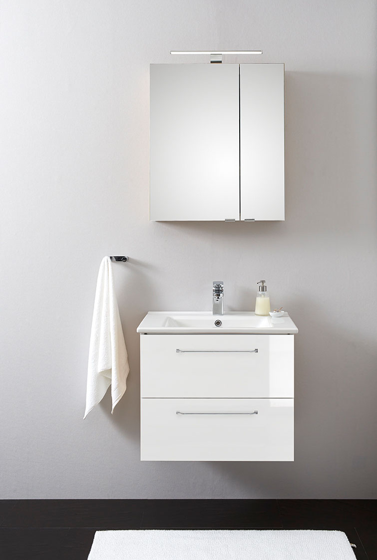 Artiqua 808 Bathroom Furniture Set With Mirror Cabinet 808 112810 Castello Oak 100 Cm