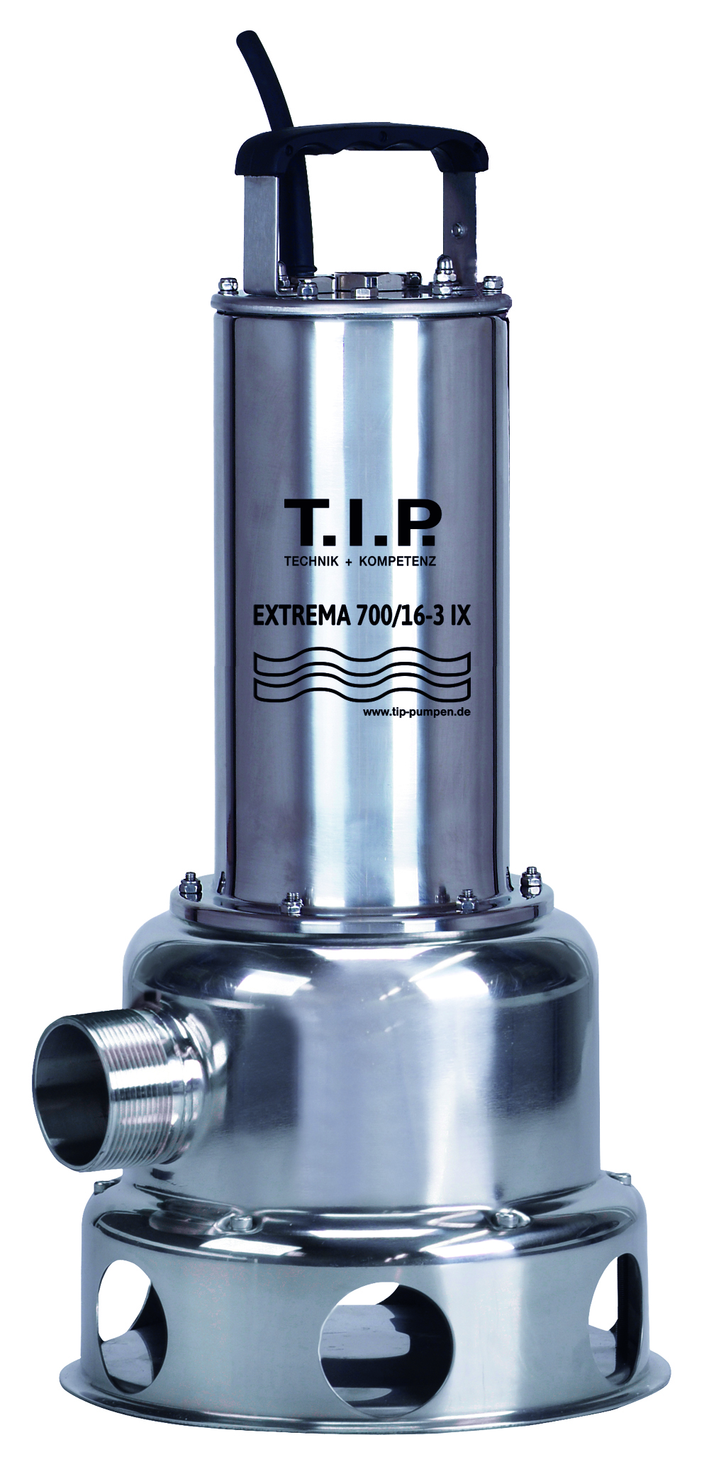 T.I.P. Extrema 700/16-3 IX Pompe Submersible Eaux Usées Acier Inoxydable 3