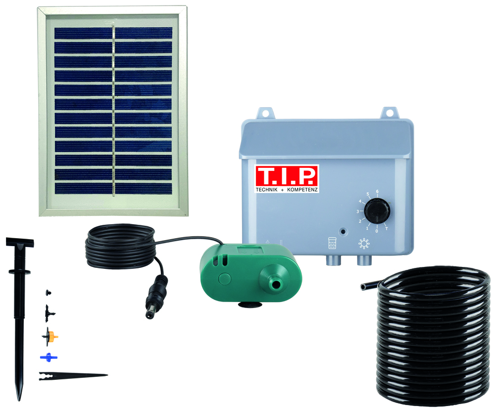 T.I.P. SBS 36 Système d'arrosage solaire 30338,  automatique, 36 l/h, hauteur de refoulement 3 m, kit complet, tuyau de 10 m inclus 2