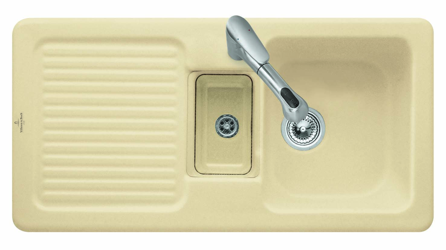 Villeroy und Boch Villeroy et Boch 675900KR 1000x510mm rectangle Crema CeramicPlus 2