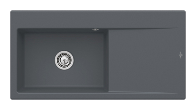 Villeroy und Boch Évier Villeroy et Boch Subway Style 60 336200i4 Évier à gauche, 1000 x 510 mm, graphite CeramicPlus 2