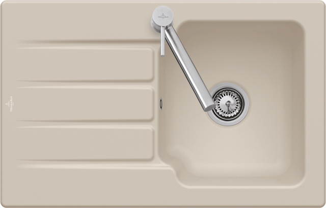 Villeroy und Boch Villeroy et Boch Architectura évier 334002KD Fossil, garniture de vidange avec actionnement excentrique 2