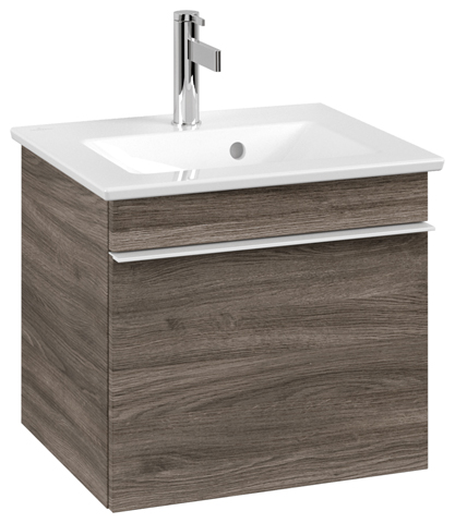 Villeroy und Boch Venticello Villeroy et Boch vasque A93102RK 46,6x42x42,6cm, poignée blanche, Stone Oak 2