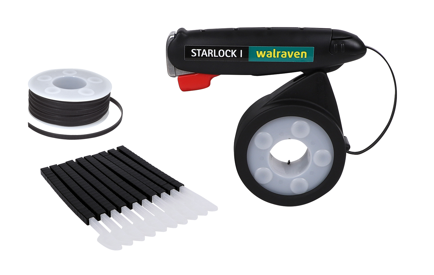 Walraven Starlock starter set I 0909011 avec 1x serre-câble 15 m, 200x capuchons, noir 2