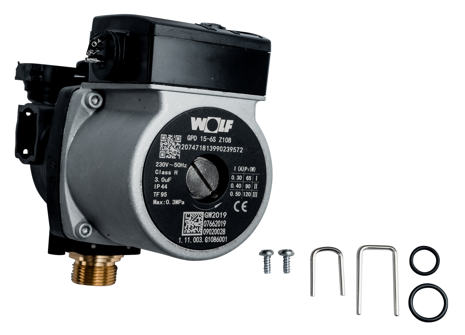 Pompe de circuit de chauffage Wolf GDP15-6S Z108 2075358 2