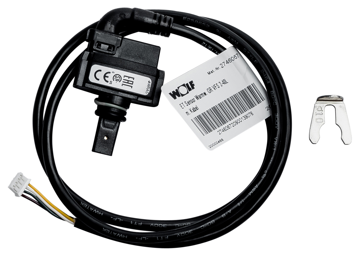 Réchauffeur du capteur Wolf. GR VFS 2-40L avec câble 2746067 pour FWS-2-80 2