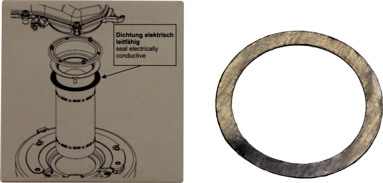 Joint en graphite Wolf électrique. conducteur 3910434 79,8x63,6x0,25 2