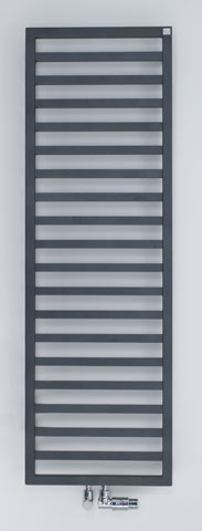 Radiateur électrique Zehnder quaro design ZQ1Z0145B500020 QAE-100-045/GD, 1001 x 450 mm, noir signalisation, RAL 9017 2