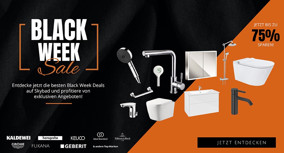 black week 2022 sanitär und badezimmer