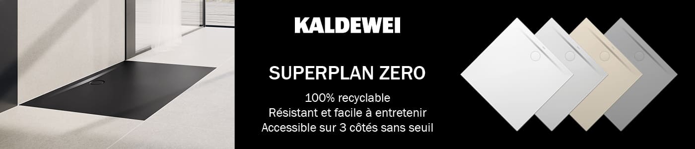 receveurs de douche kaldewei superplan zero