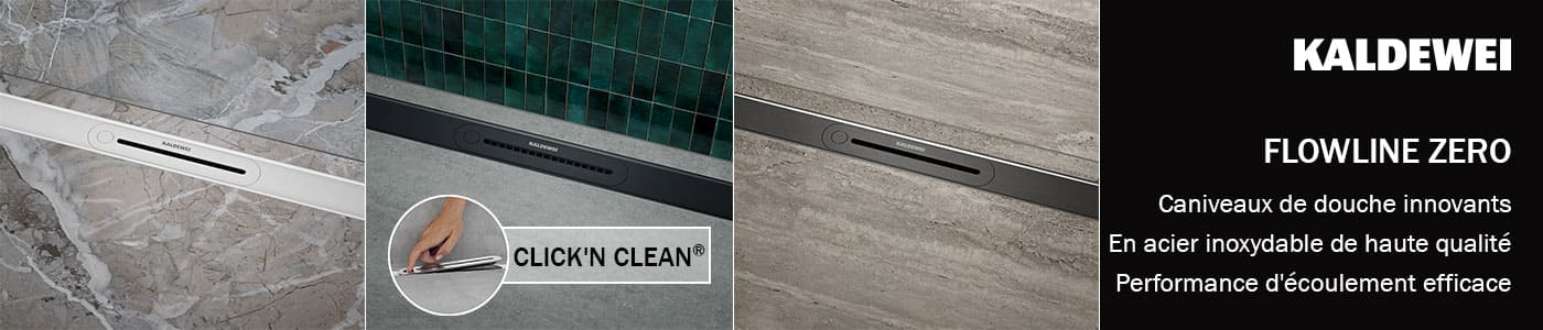 caniveaux de douche geberit flowline zero