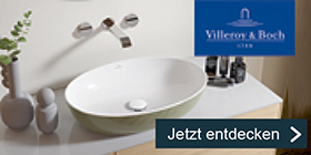 Stilvolle Waschbecken von Villeroy & Boch.