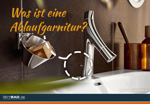 Waschtsicharmaturen mit Ablaufgarnitur