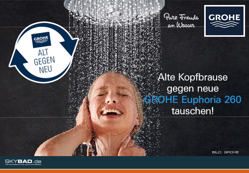 Aktion GROHE Euphoria 260 SmartControl Kopfbrause