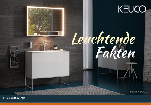 Keuco Spiegelschränke mit austauschbaren LEDs