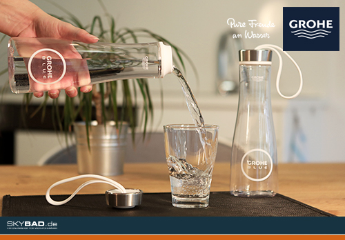Gratis GROHE Blue Trinkflasche