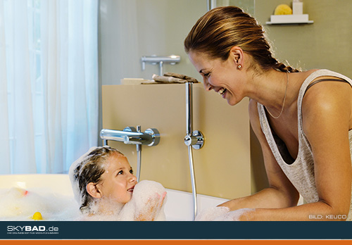modernes familienbad