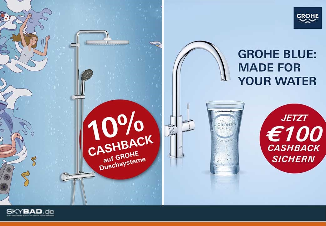 grohe cashback aktion 2021 bei Skybad sanitär-shop