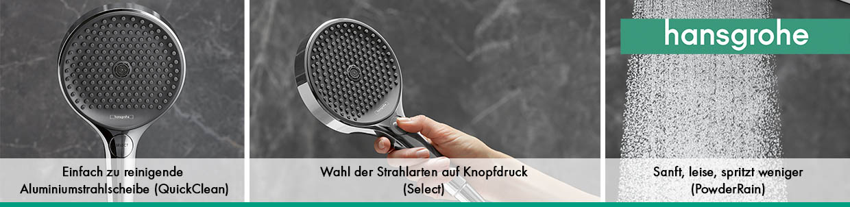 Gute Gründe für hansgrohe Rainfinity Brausen