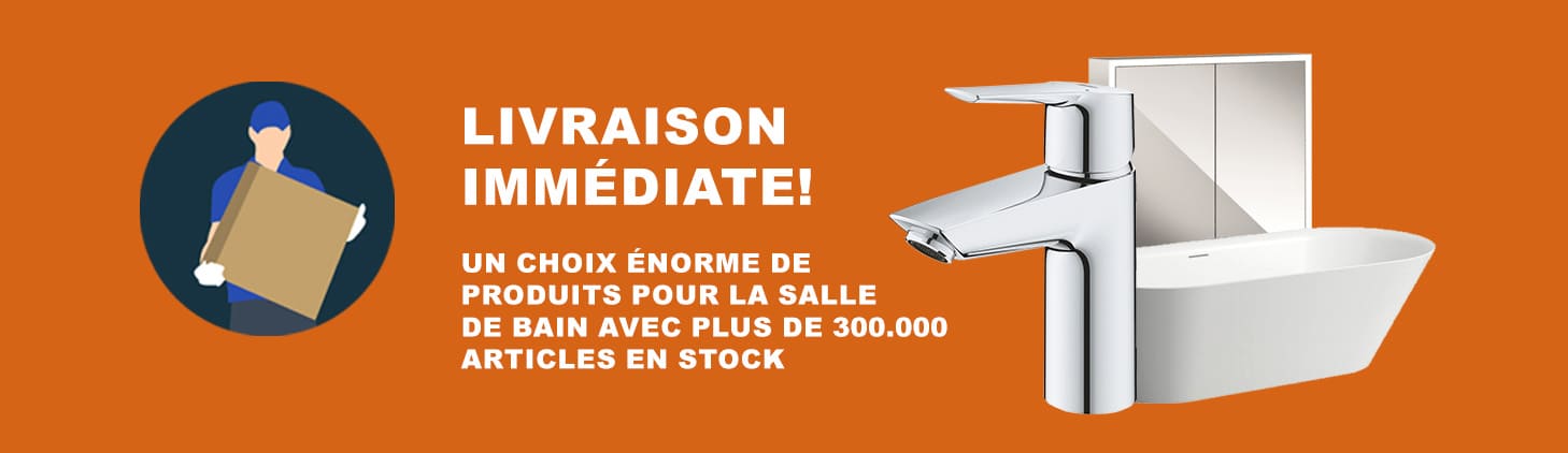 300.000 Produits pour salle de bain et sanitaire en stock