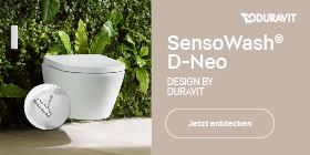 Durovit SensoWash: maximaler Komfort in kompakter Form.
