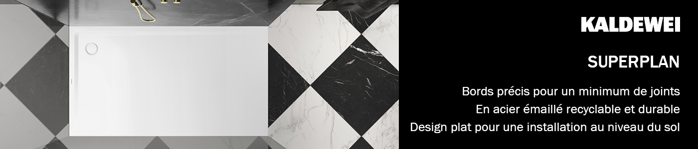 Receveur de douche Kaldewei Superplan pas cher receveur de douche kaldewei superplan en 6 couleurs